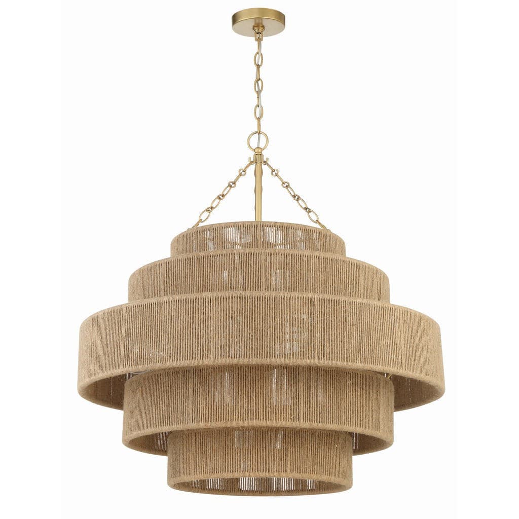 Shyla 20 Light Chandelier-Crystorama Lighting Company-CRYSTO-SHY-10909-SG-Chandeliers-1-France and Son