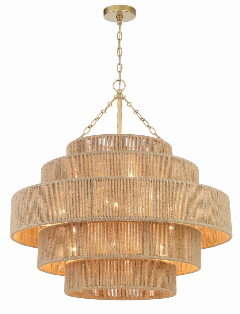 Shyla 20 Light Chandelier-Crystorama Lighting Company-CRYSTO-SHY-10909-SG-Chandeliers-3-France and Son