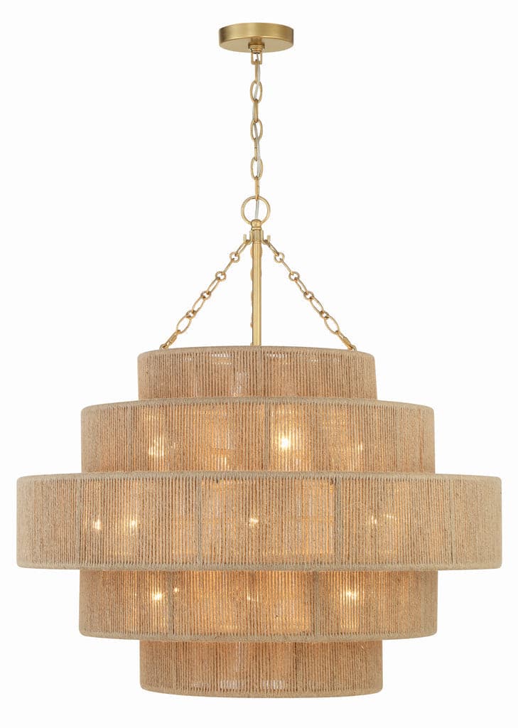 Shyla 20 Light Chandelier-Crystorama Lighting Company-CRYSTO-SHY-10909-SG-Chandeliers-4-France and Son