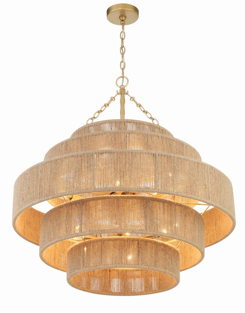 Shyla 20 Light Chandelier-Crystorama Lighting Company-CRYSTO-SHY-10909-SG-Chandeliers-5-France and Son