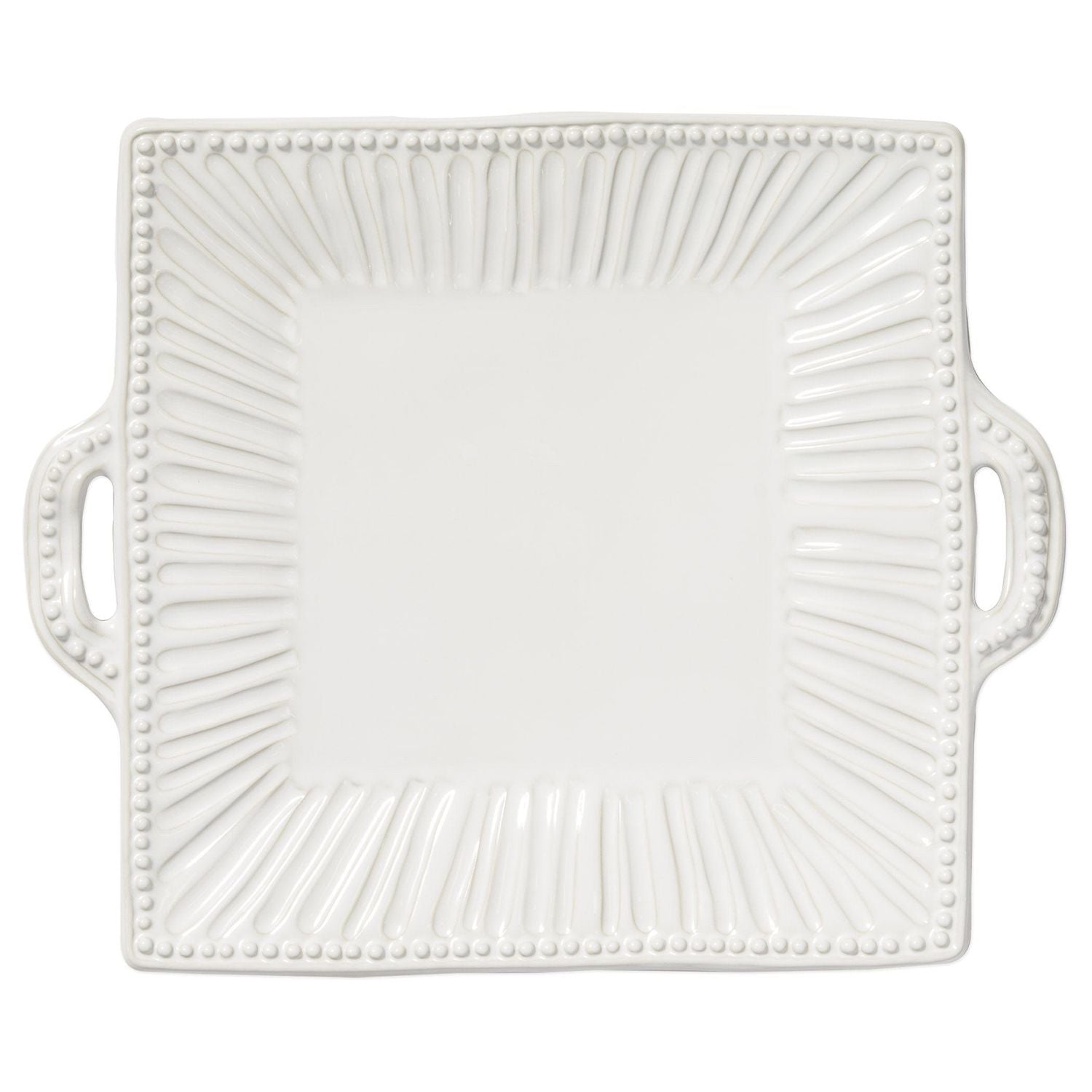 Incanto Stone Stripe Square Handled Platter - Default Title