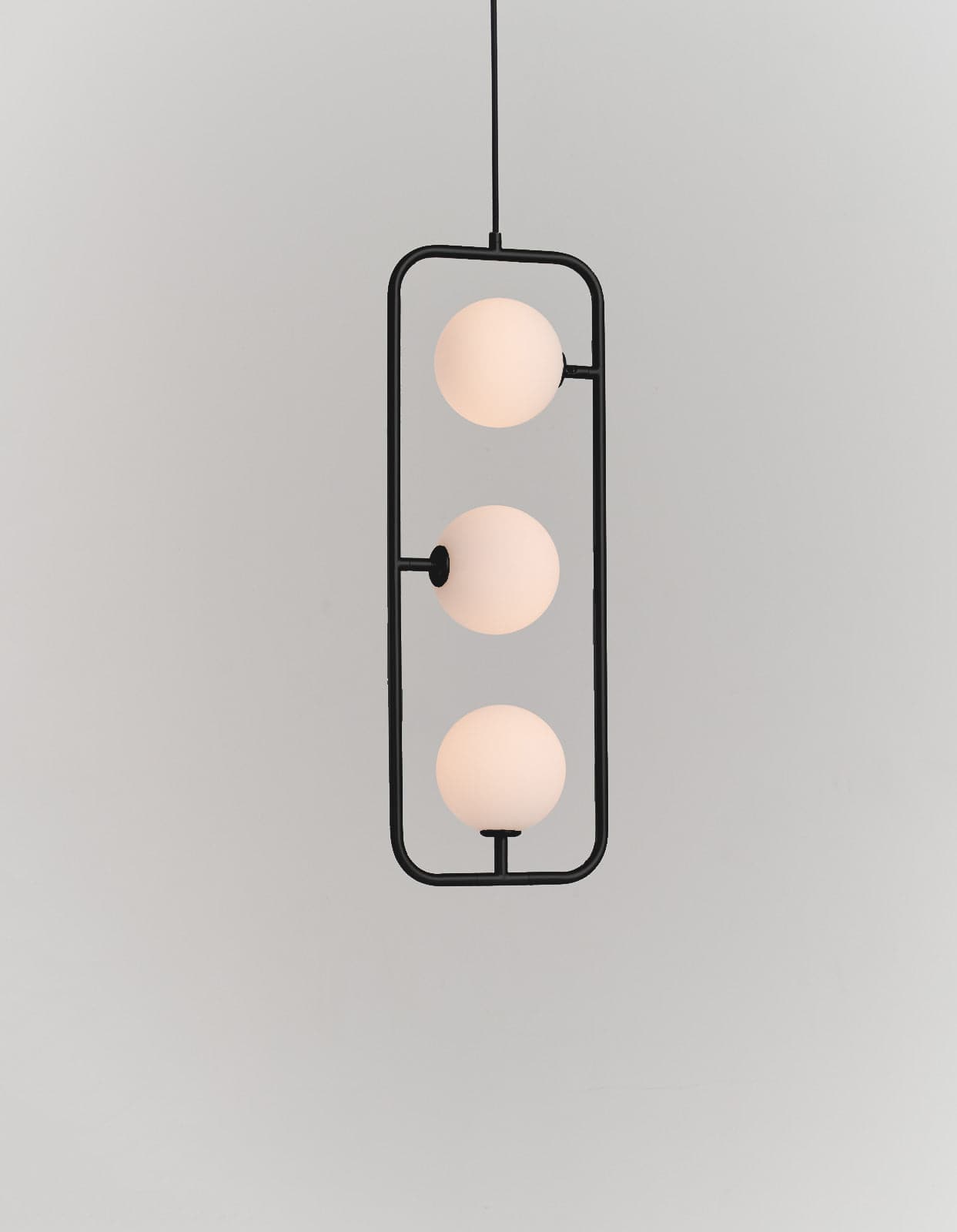 Sircle 3 Lights Pendant-Seed Design-SEED-SG-140PV3-BLK-PendantsBlack-6-France and Son