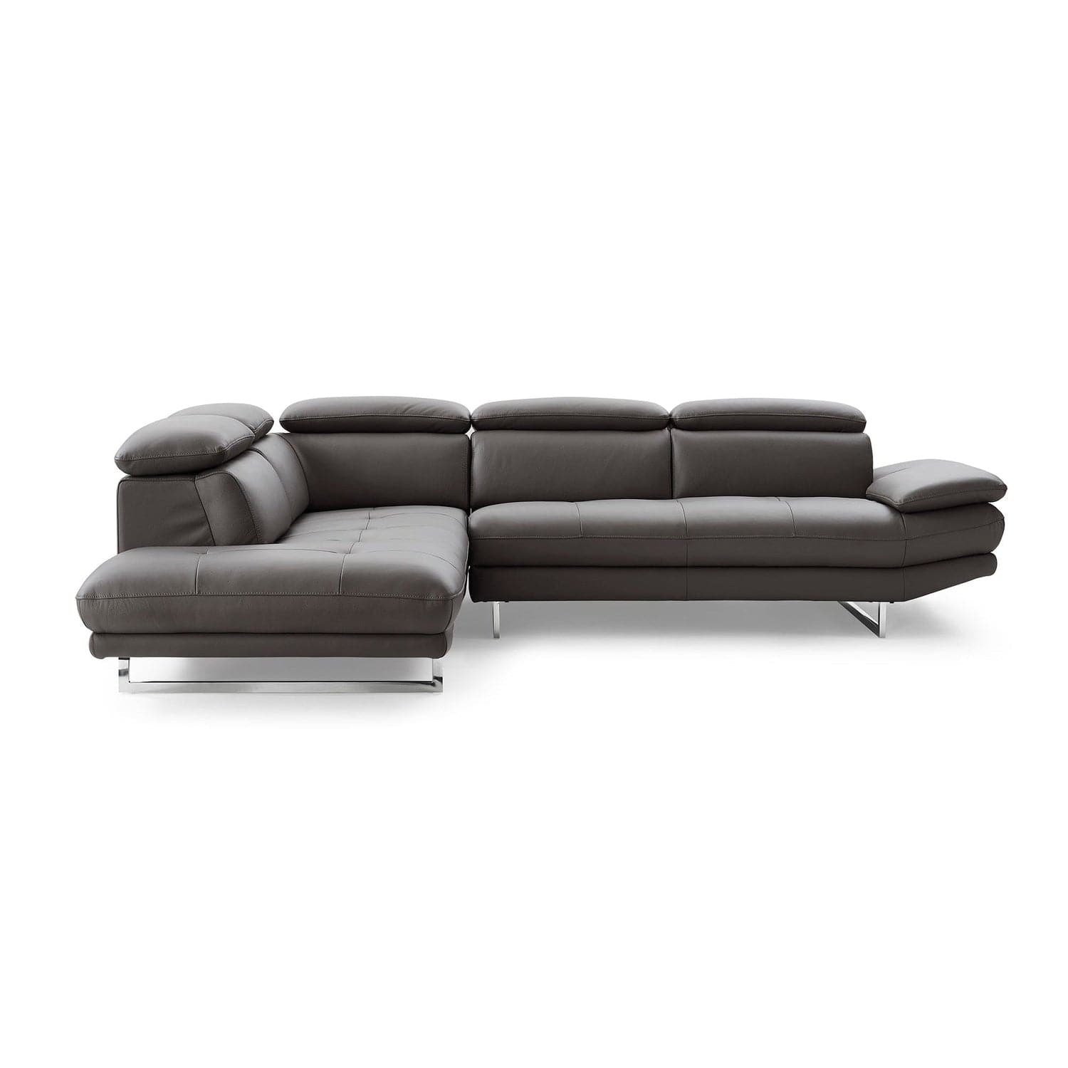 Pandora Sectional-Whiteline Modern Living-WHITELINE-SL1351L-DGRY-1-SectionalsLAF-Dark Grey-1-France and Son