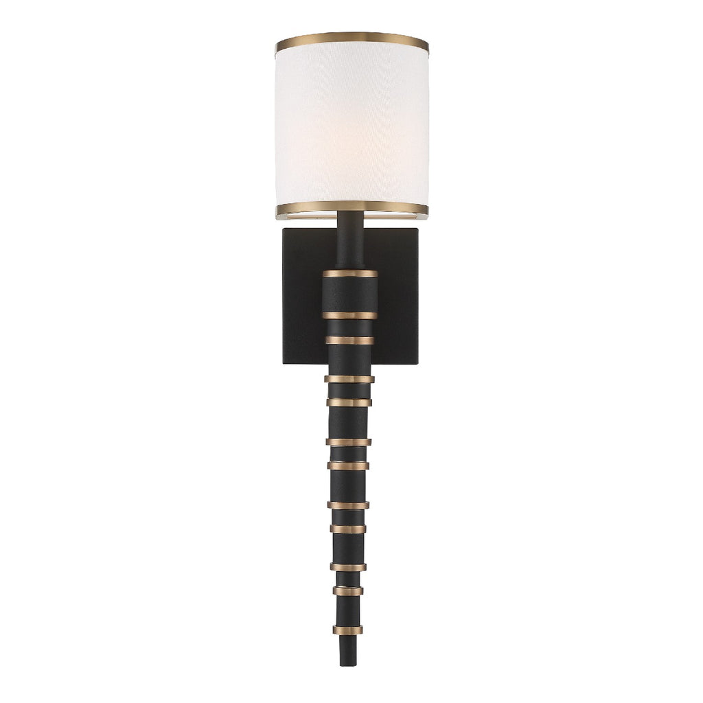 Sloane 1 Light Wall Sconce-Crystorama Lighting Company-CRYSTO-SLO-A3601-VG-BF-Wall Lighting-1-France and Son