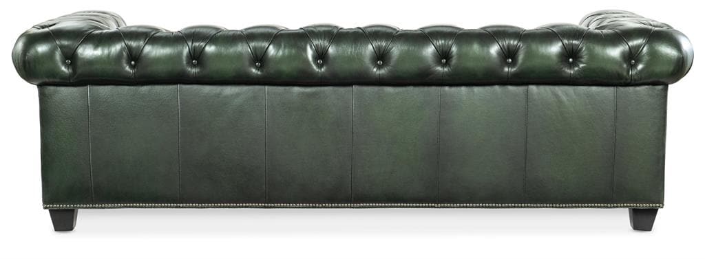 Hamption Tufted Sofa - Black Green