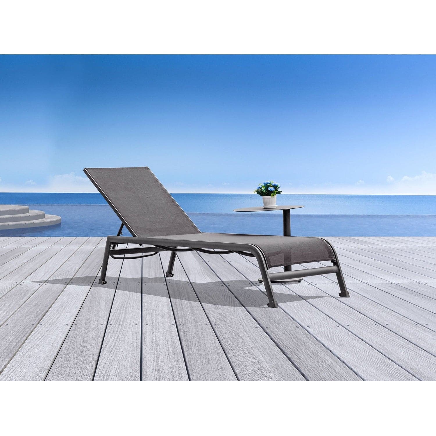 Colton Outdoor Side Table-Whiteline Modern Living-WHITELINE-ST1608-GRY-Outdoor Side Tables-1-France and Son