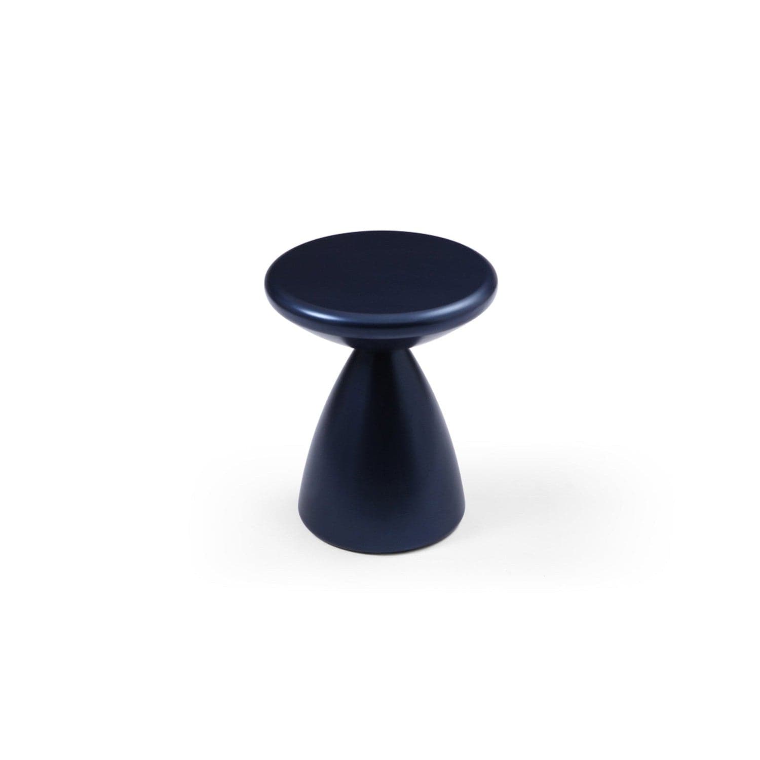 Ayla Side Table-Whiteline Modern Living-WHITELINE-ST1875-NVY-Side TablesNavy Blue-6-France and Son