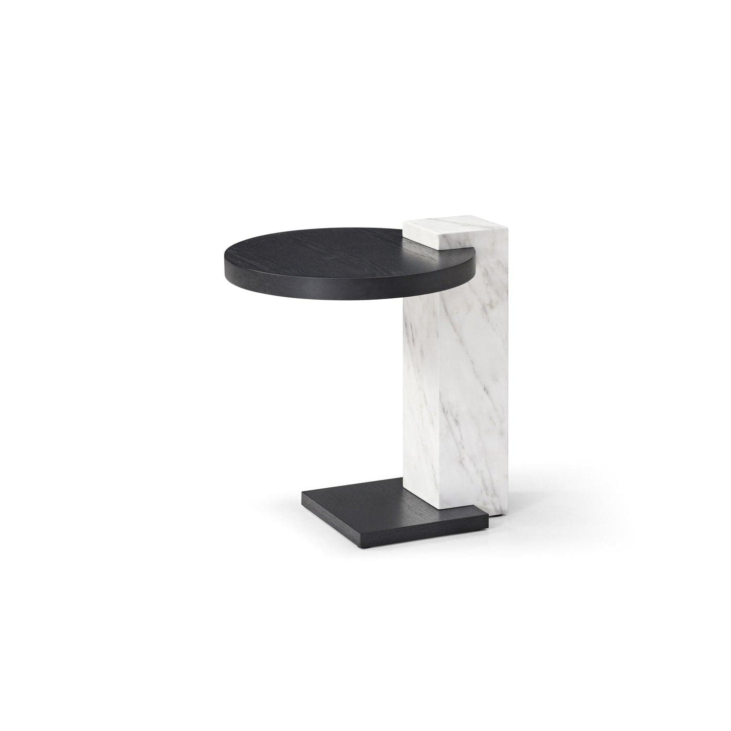 Mabel Side Table-Whiteline Modern Living-WHITELINE-ST1899-BLK-Side Tables-1-France and Son