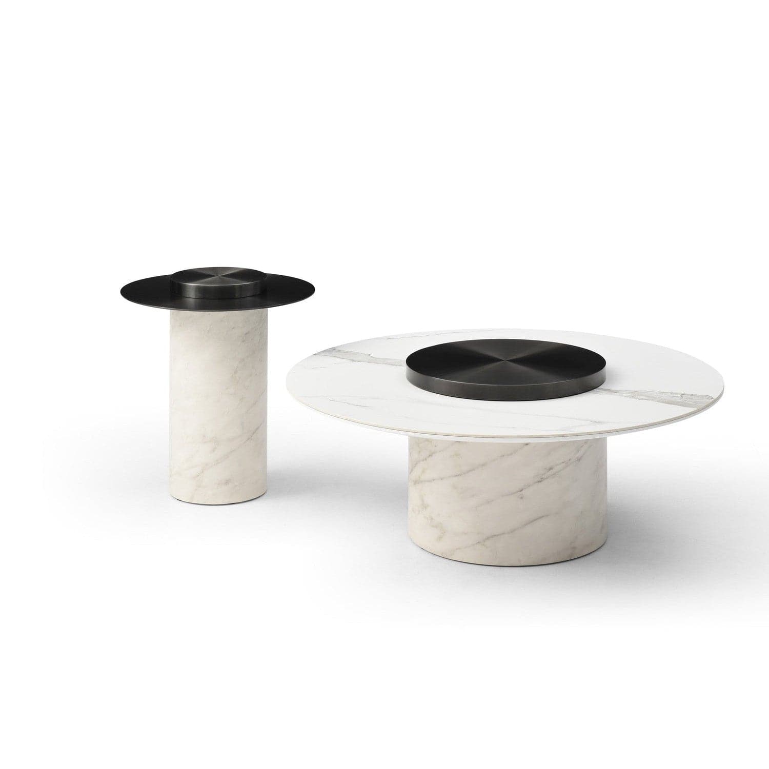 Aviana Side Table-Whiteline Modern Living-WHITELINE-ST1903-Side Tables-2-France and Son