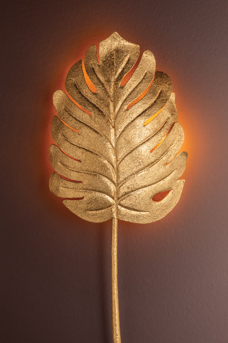 Seychelles Wall Sconce - Vintage Gold Leaf 2 Lights