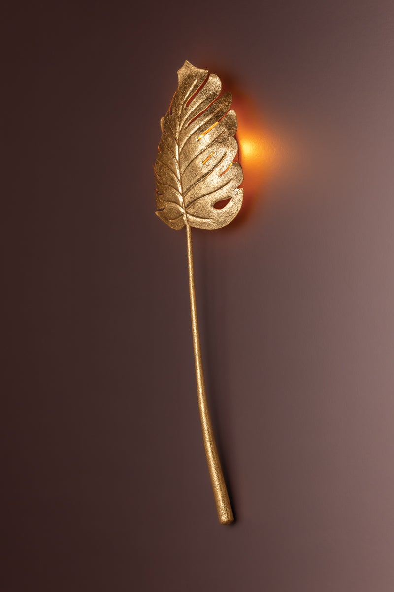 Seychelles Wall Sconce - Vintage Gold Leaf 2 Lights