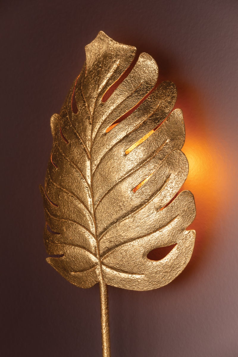 Seychelles Wall Sconce - Vintage Gold Leaf 2 Lights