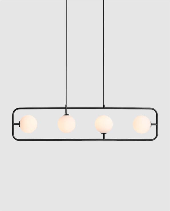 Sircle 4 Lights Pendant-Seed Design-SEED-SG-140PH4-BLK-PendantsBlack-5-France and Son