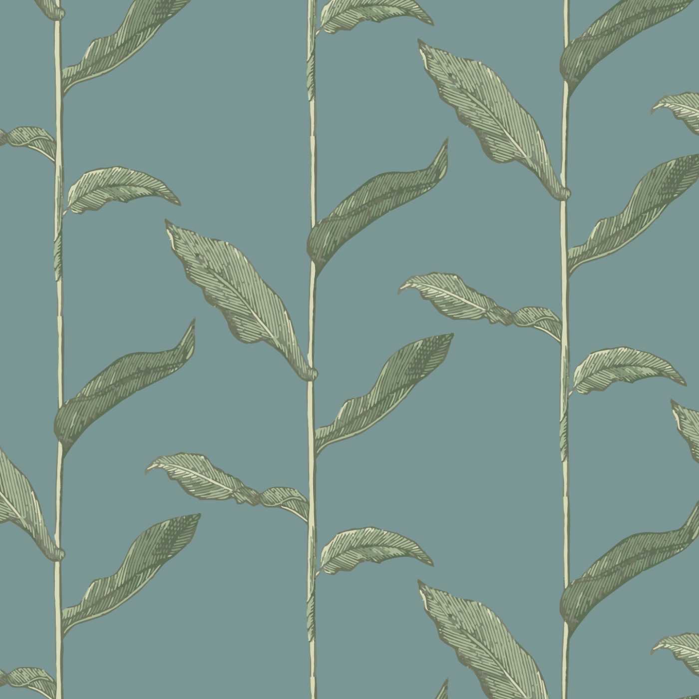 Stalks Wallpaper-Mitchell Black-MITCHB-WC382-6-PM-10-Wall DecorPatterns Juniper-Premium Matte Paper-5-France and Son