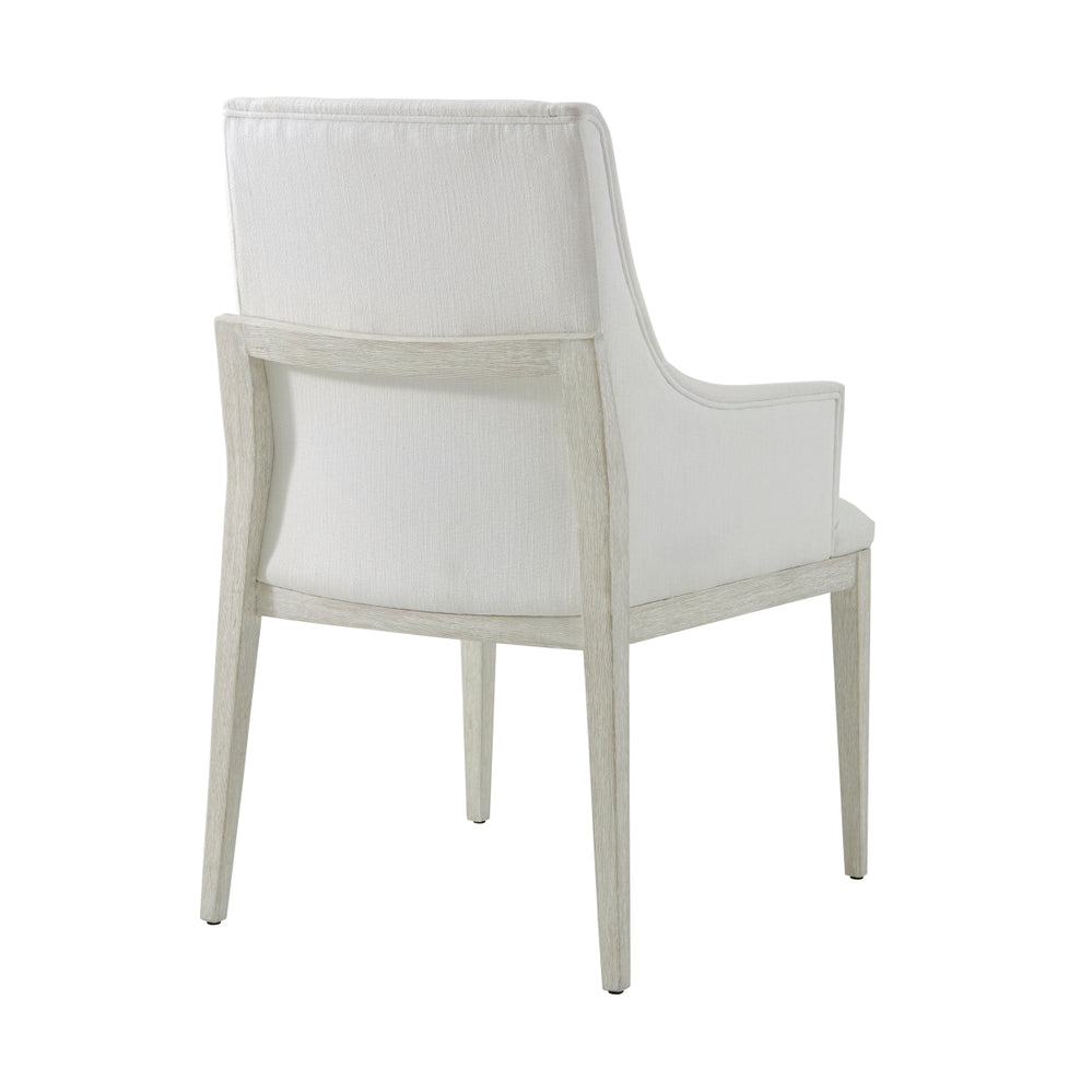 Breeze Upholstered Arm Chair-Theodore Alexander-THEO-TA41014.1CFY-Dining Chairs-3-France and Son