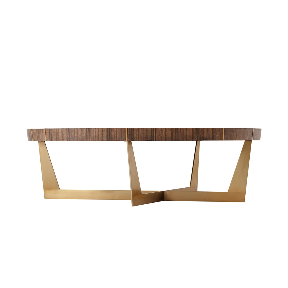 Calais Oval Cocktail Table-Theodore Alexander-THEO-TA51008-Coffee Tables-3-France and Son