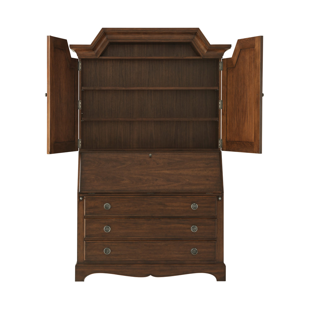 The Saint-Joseph Secretaire Bookcase-Theodore Alexander-THEO-TA65002.C147-Bookcases & Cabinets-4-France and Son