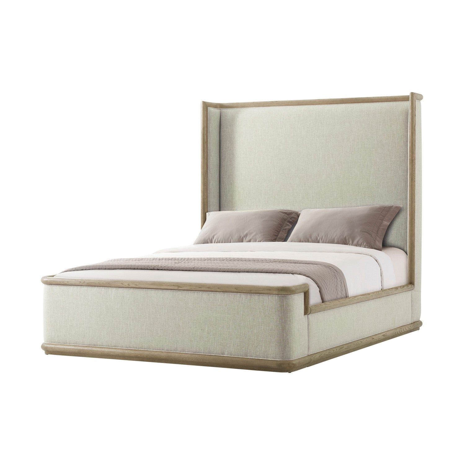 Catalina US Bed-Theodore Alexander-THEO-TA82011.1CGN-BedsUpholstered US Queen Bed-Dune-5-France and Son