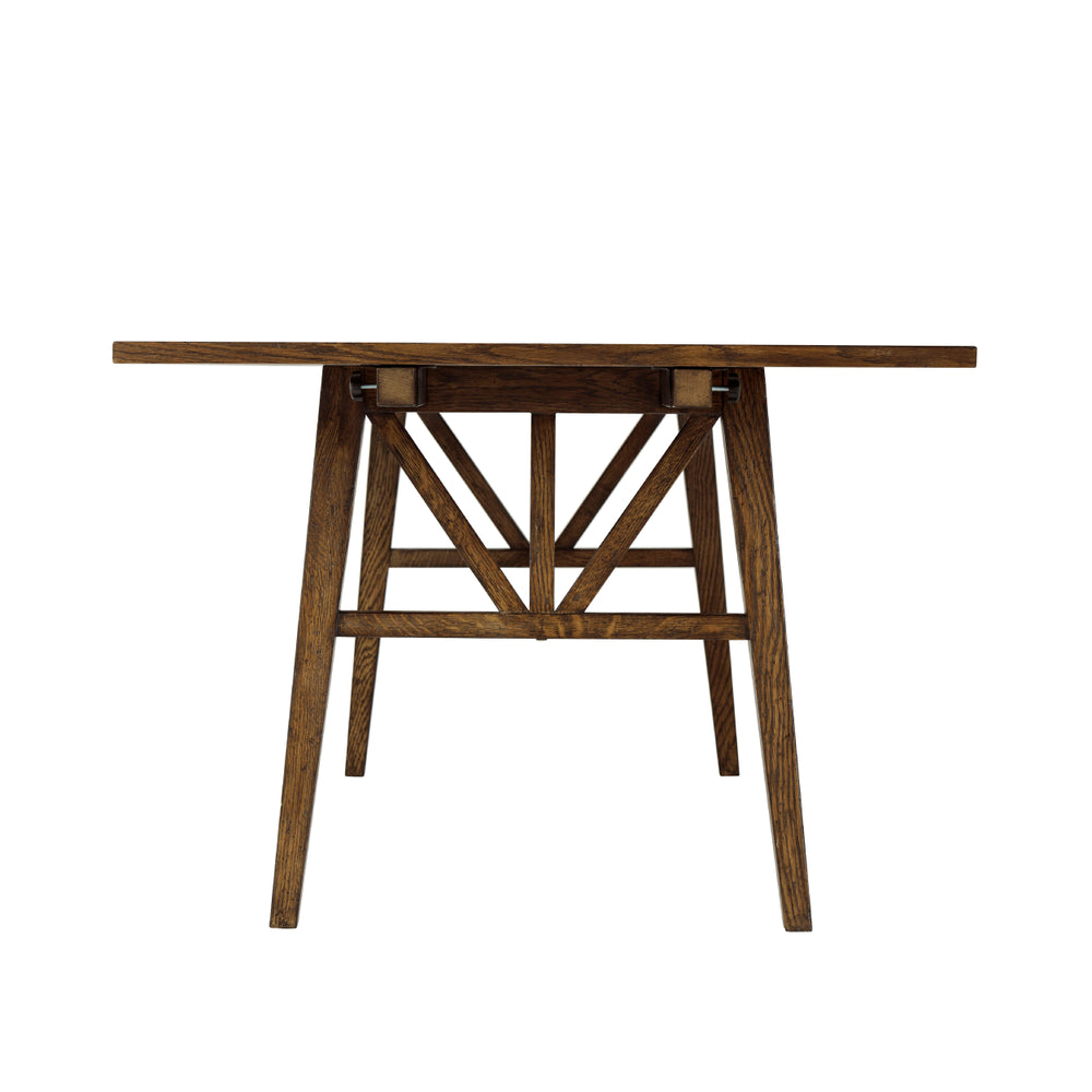 Nova Extending Dining Table Brown-Theodore Alexander-THEO-TAS54082.C254-Dining Tables-7-France and Son