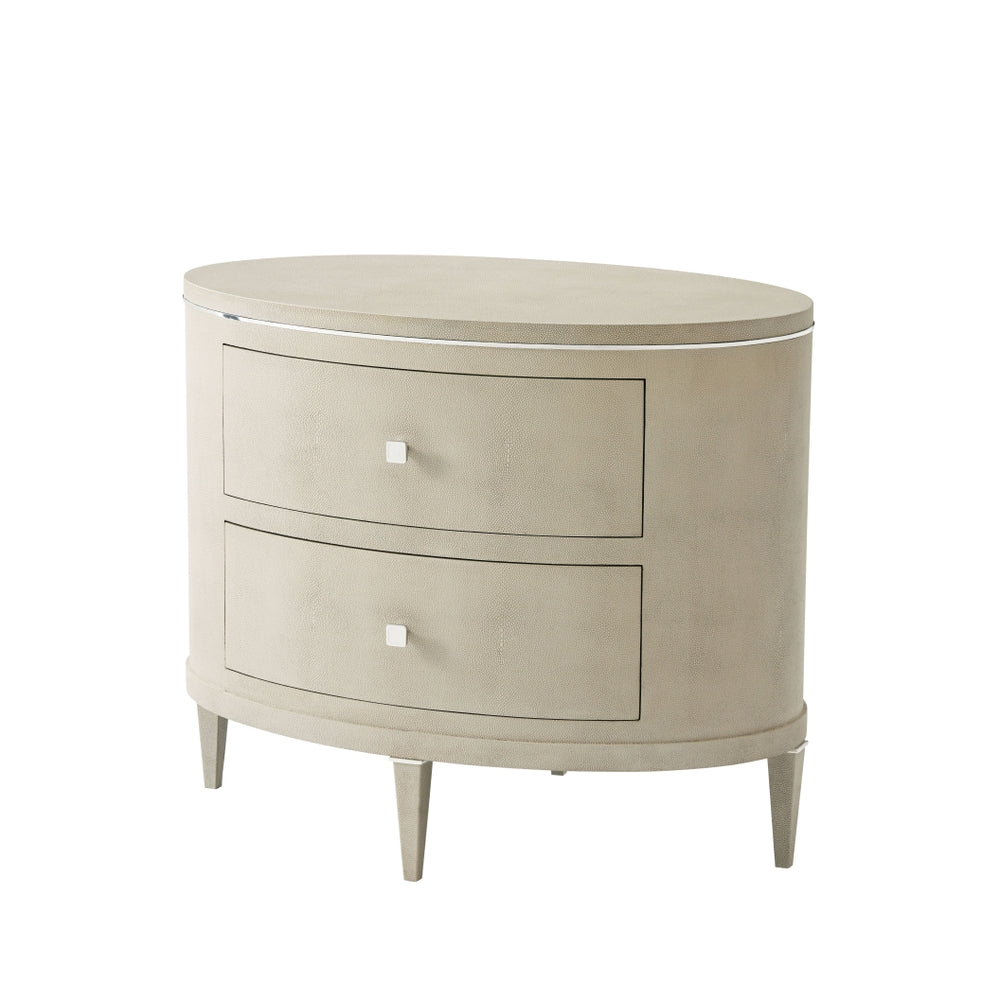 Eli Oval Nightstand-Theodore Alexander-THEO-TAS60016L-NightstandsOvercast-7-France and Son