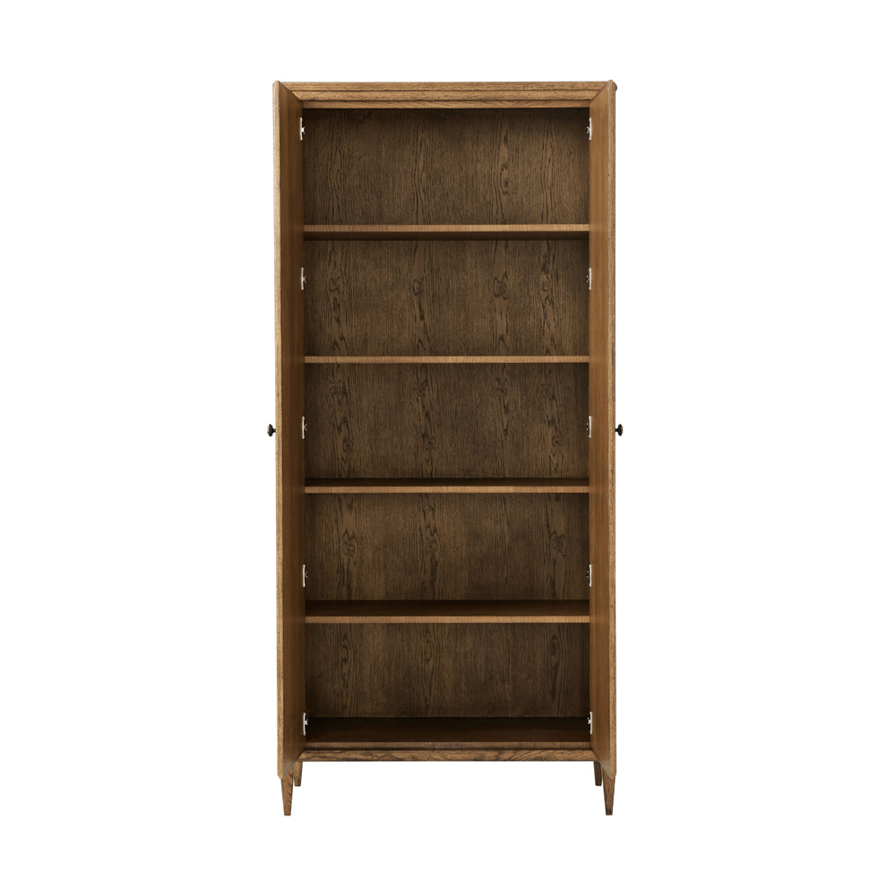 Nova Wardrobe-Theodore Alexander-STOCKR-THEO-TAS61044.C253-Bookcases & CabinetsLight Brown-3-France and Son