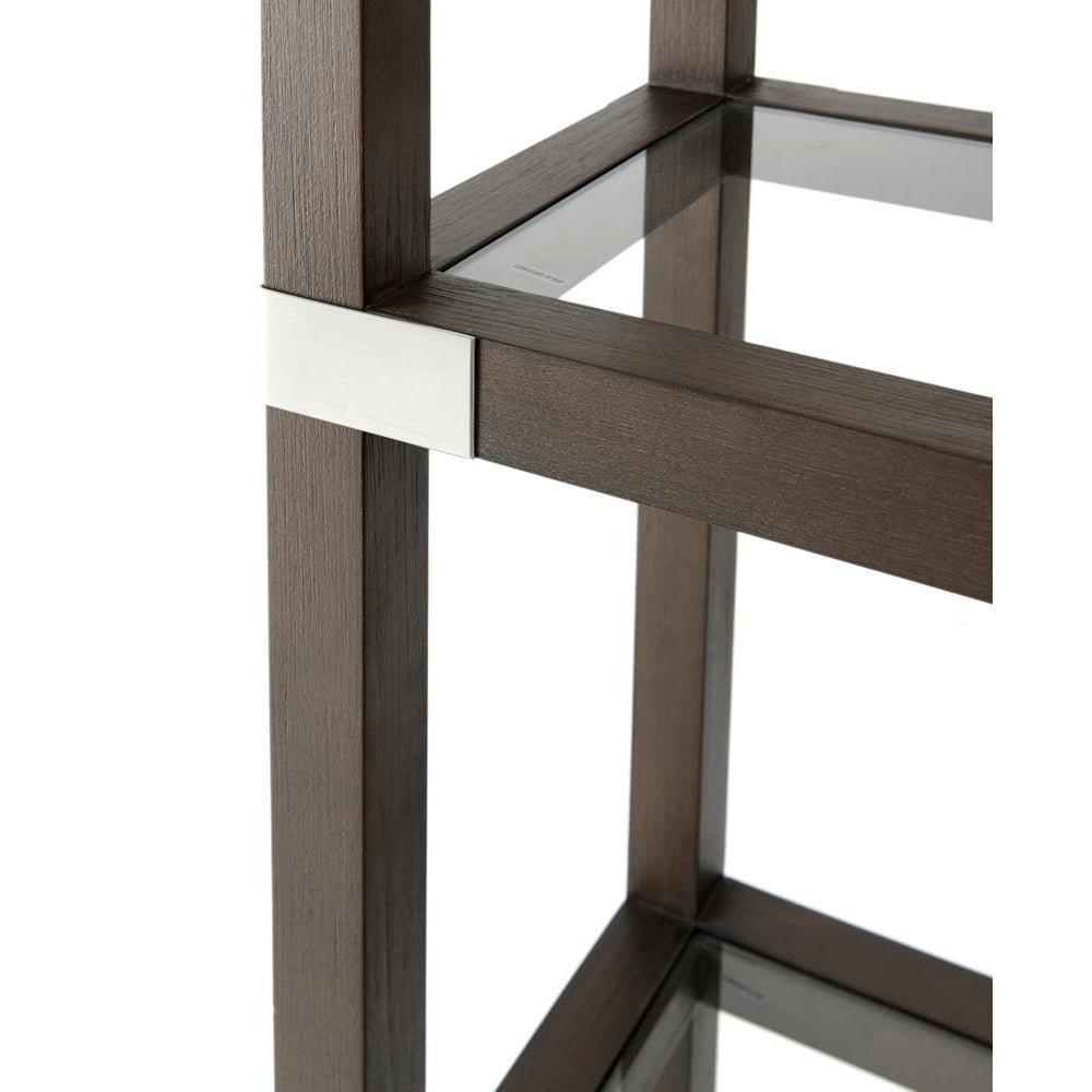 Drewry Shelving Etagere-Theodore Alexander-THEO-TAS63001.C076-Bookcases & CabinetsCardamon-4-France and Son