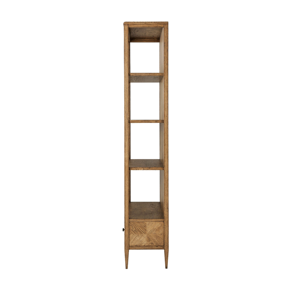 Nova Open Bookcase-Theodore Alexander-THEO-TAS63010.C253-Bookcases & CabinetsLight Brown-4-France and Son