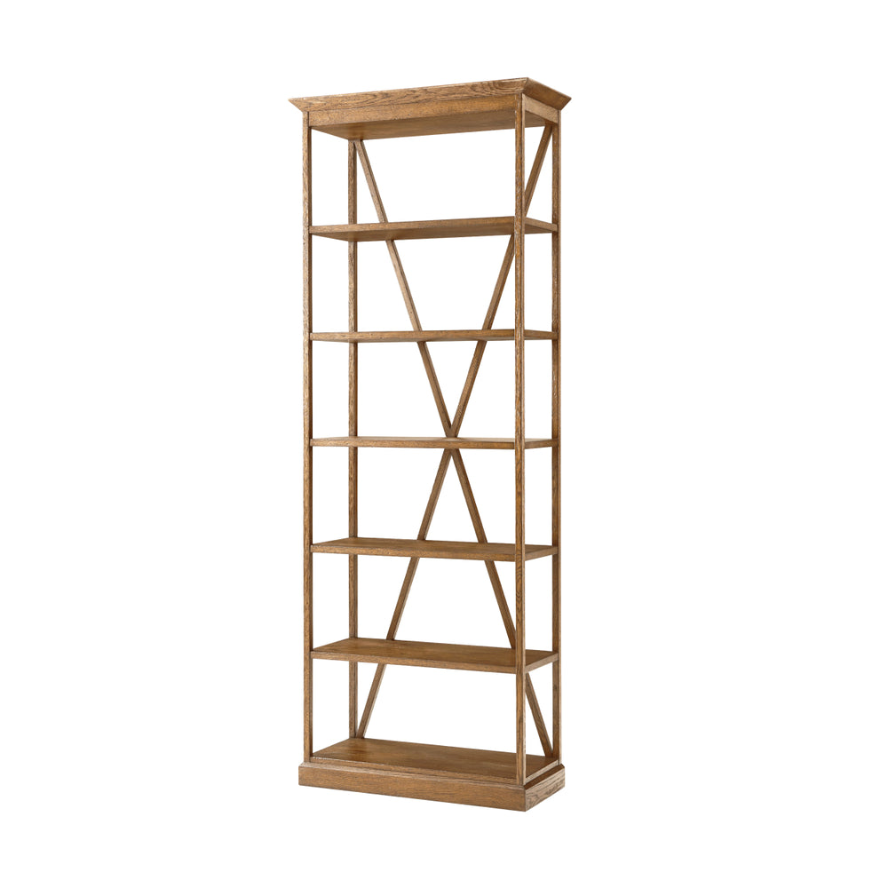 Nova Etagere-Theodore Alexander-THEO-TAS63011.C254-Bookcases & CabinetsDark Brown-6-France and Son