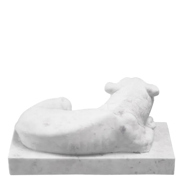 Object Reclining Lion marble