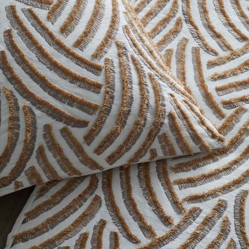 Trevi Pillow-Ann Gish-ANNGISH-PWTE2424-GLD-SIL-Bedding-4-France and Son