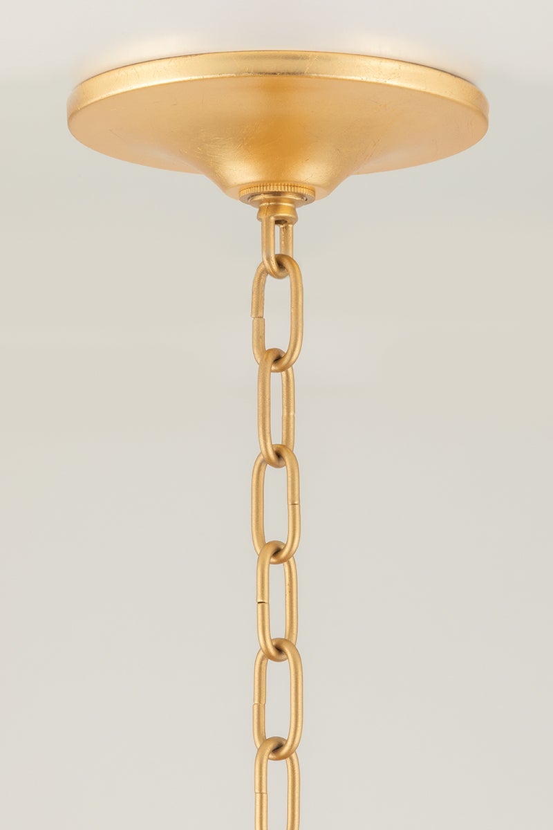 Tropicale Pendant - Gold Leaf 8 Lights