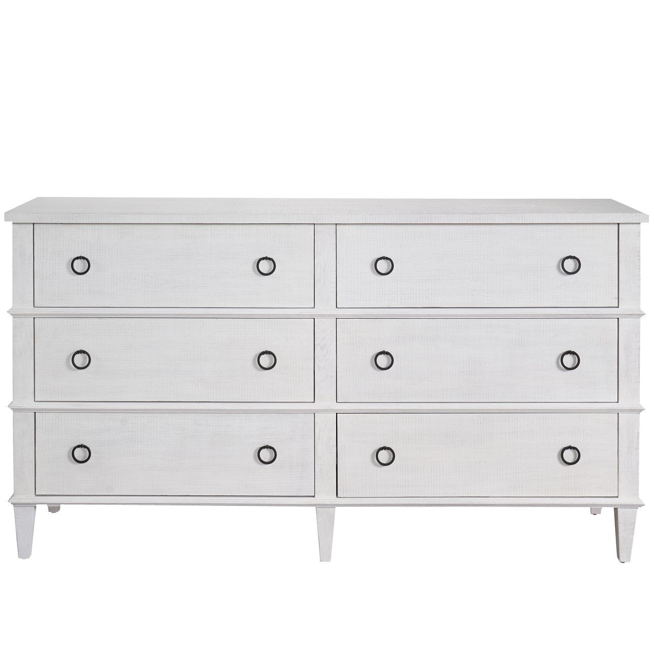 Modern Farmhouse Six Drawer Dresser-Universal Furniture-UNIV-U011A040-DressersWhite-1-France and Son