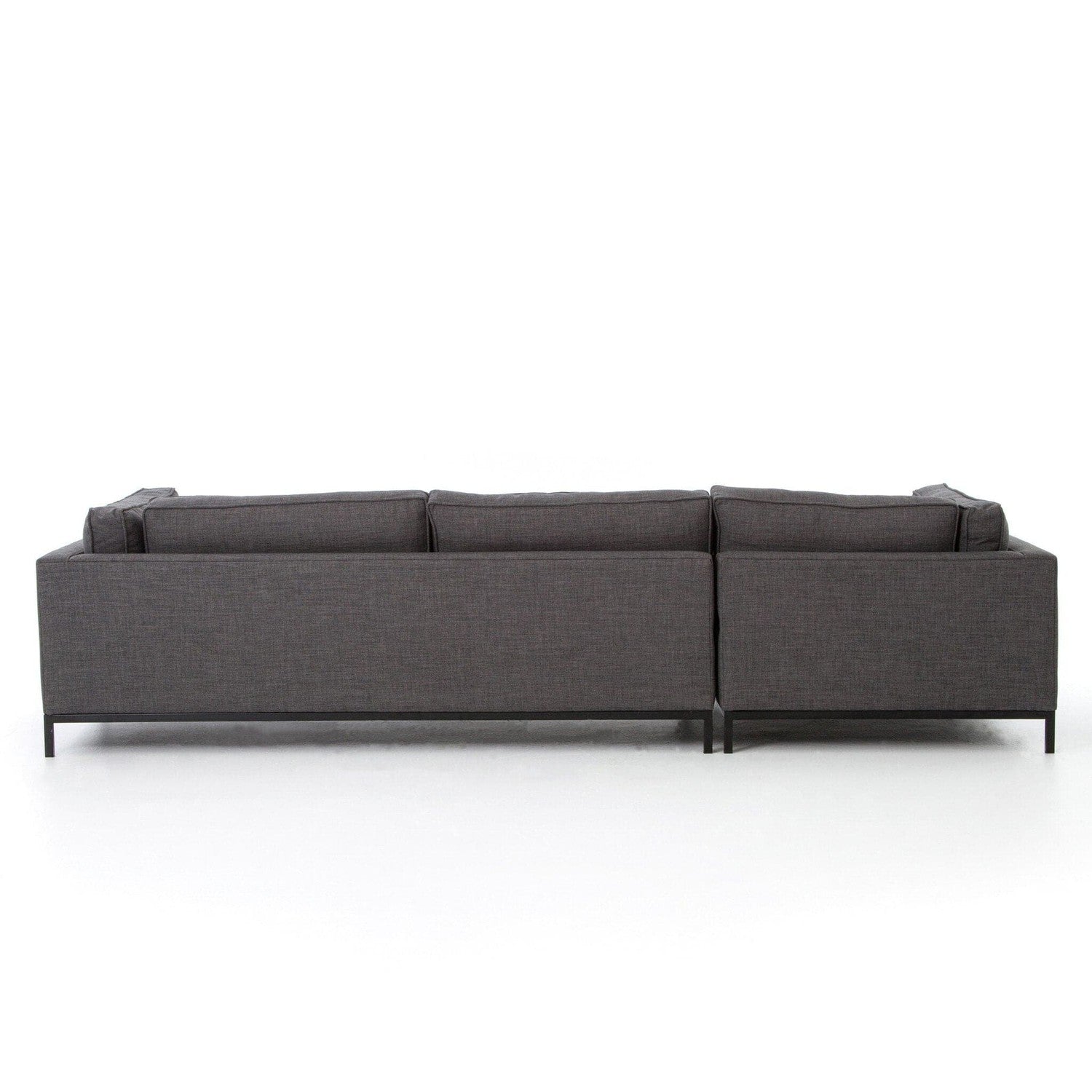 Grammercy 2-Piece Chaise Sectional - Bennett Charcoal