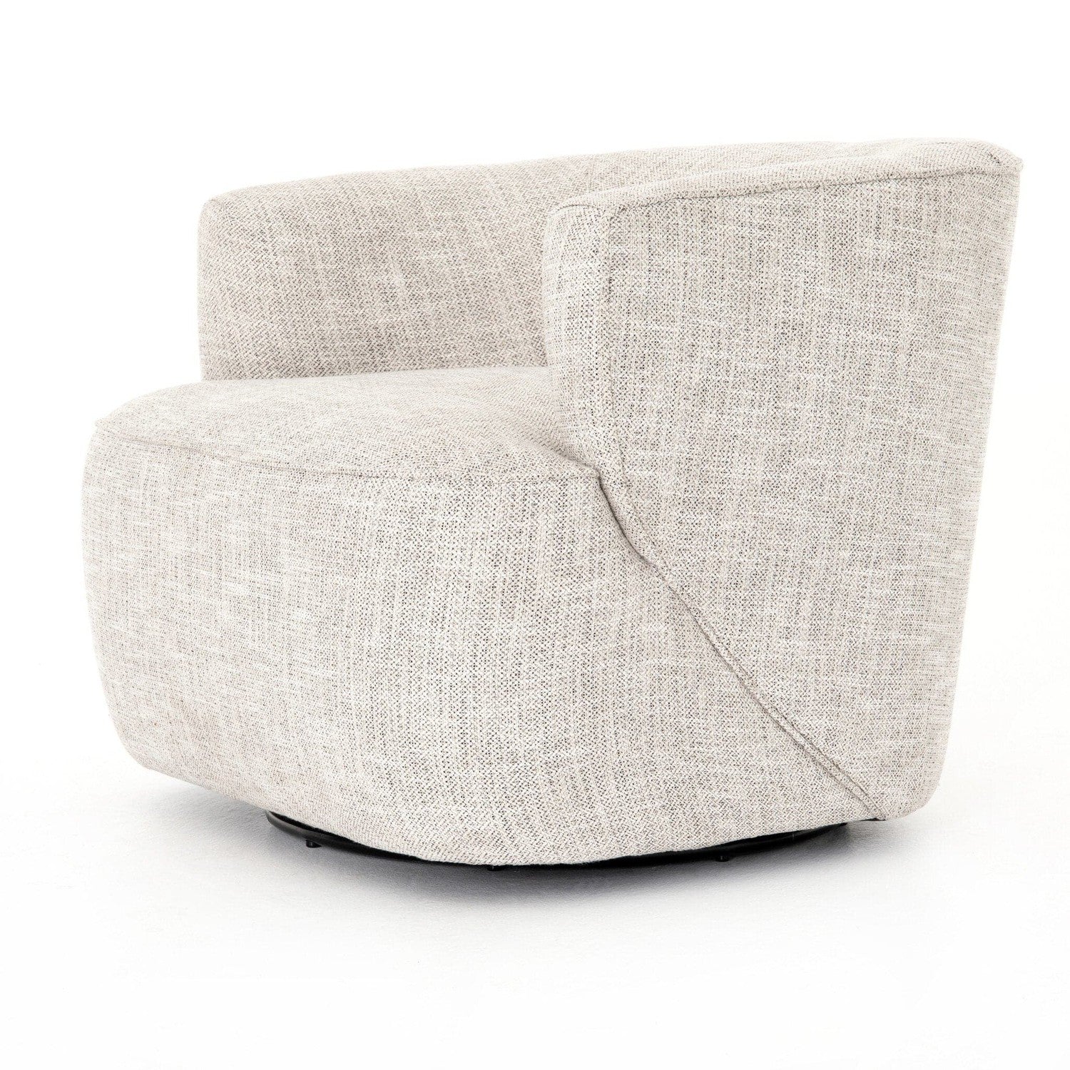 Mila Swivel Chair - Brazos Dove