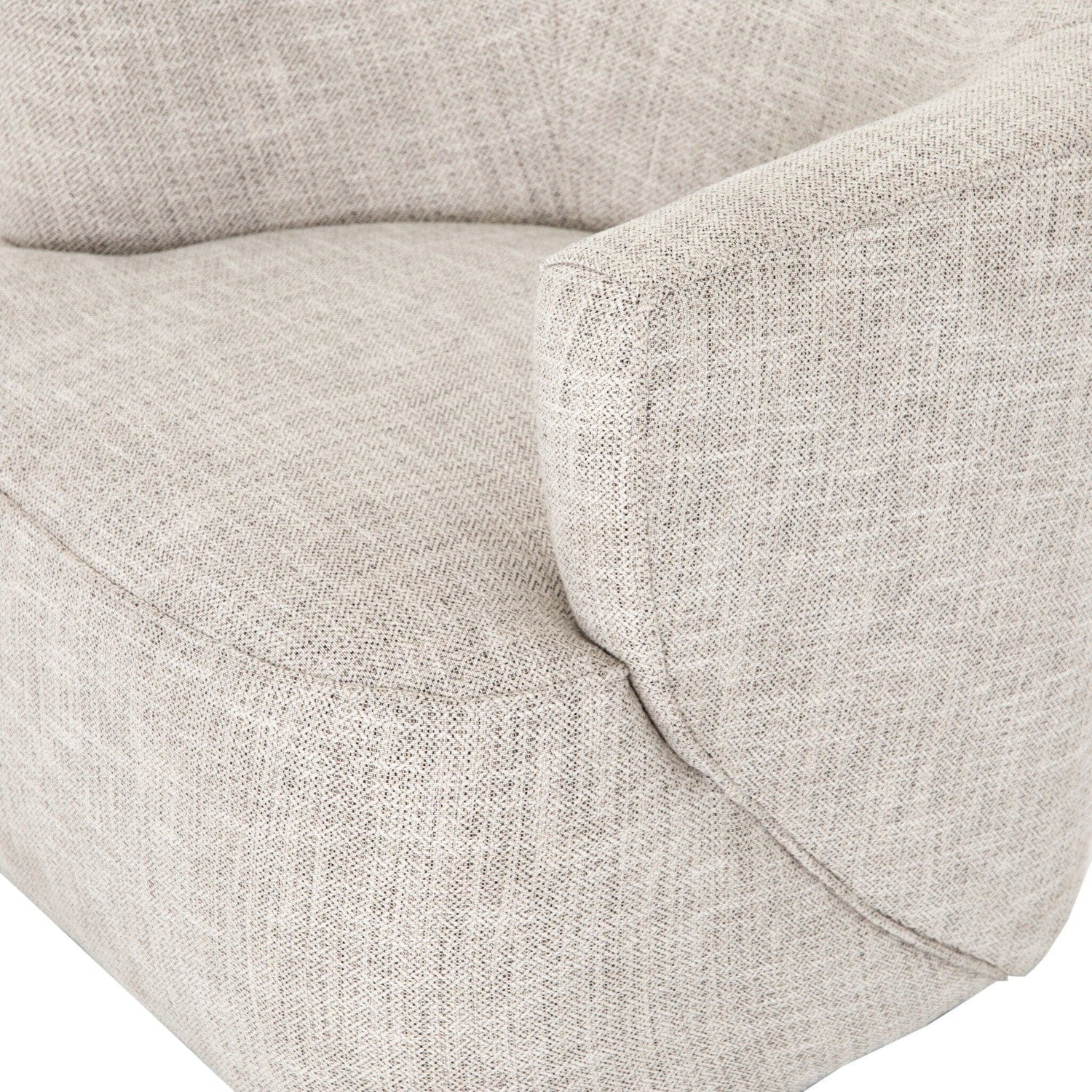 Mila Swivel Chair - Brazos Dove