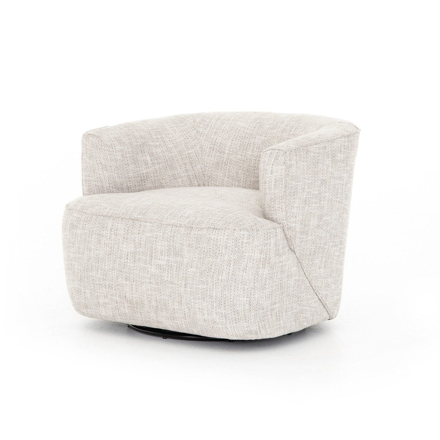 Mila Swivel Chair - Brazos Dove