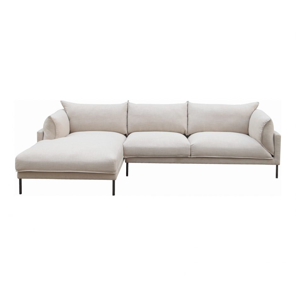 Jamara Sectional Left Light Grey-Moes-MOE-UB-1016-29-L-Sofas-2-France and Son