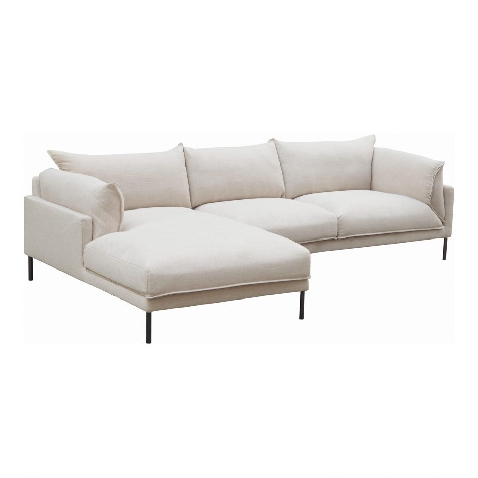 Jamara Sectional Left Light Grey-Moes-MOE-UB-1016-29-L-Sofas-1-France and Son