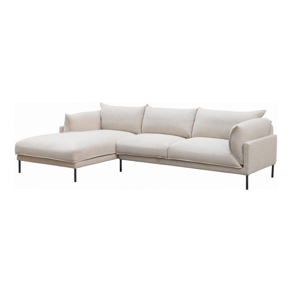 Jamara Sectional Left Light Grey-Moes-MOE-UB-1016-29-L-Sofas-4-France and Son