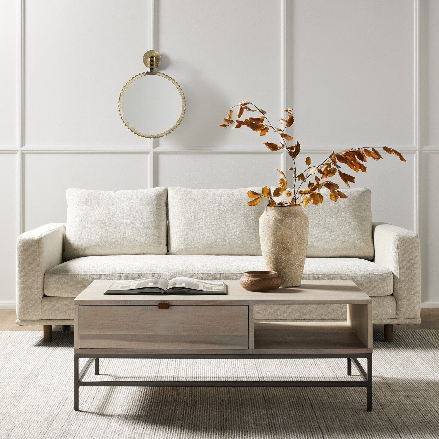 Dom Sofa - Bonnell Ivory