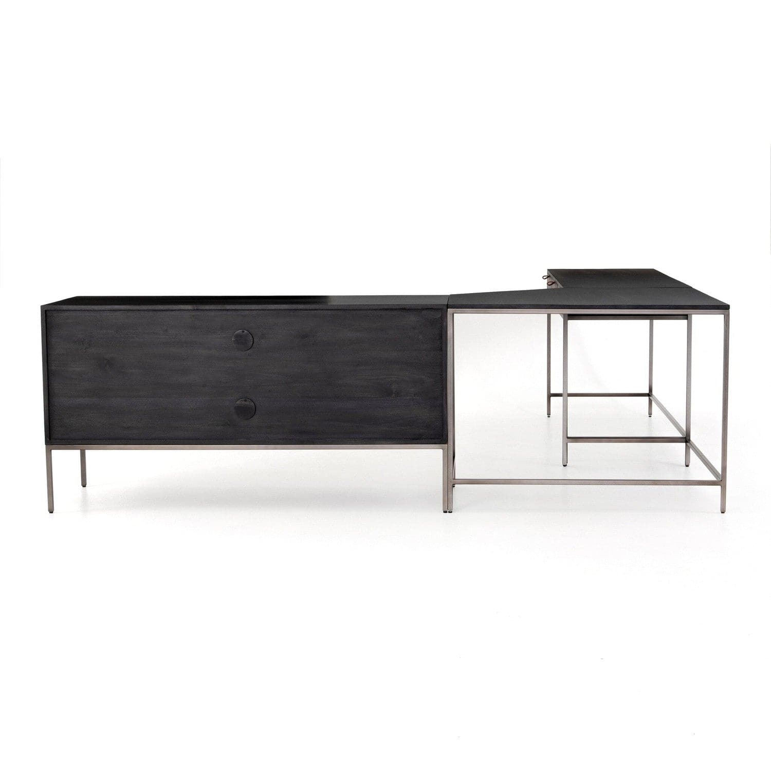 Trey Desk System - Black Wash Poplar