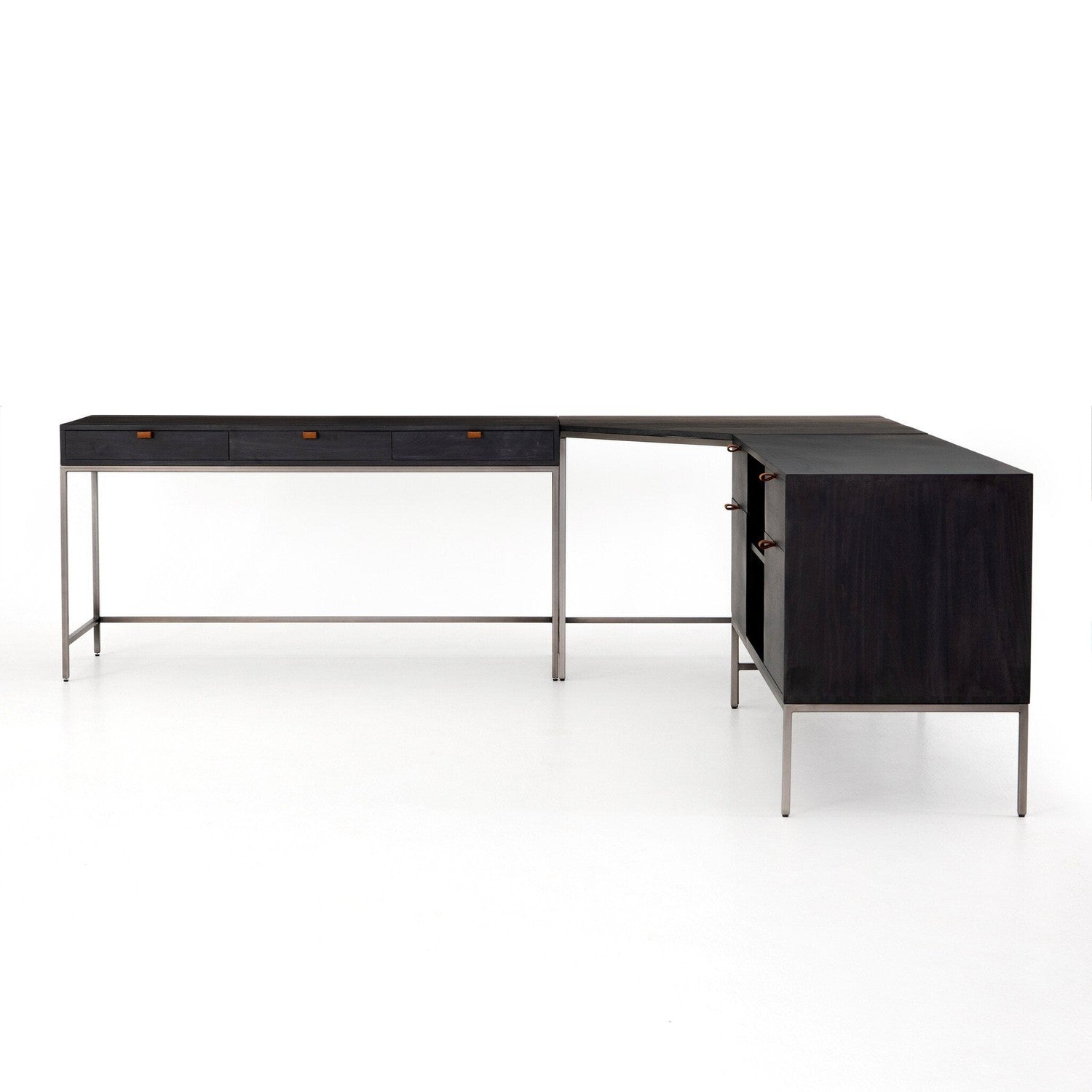 Trey Desk System - Black Wash Poplar