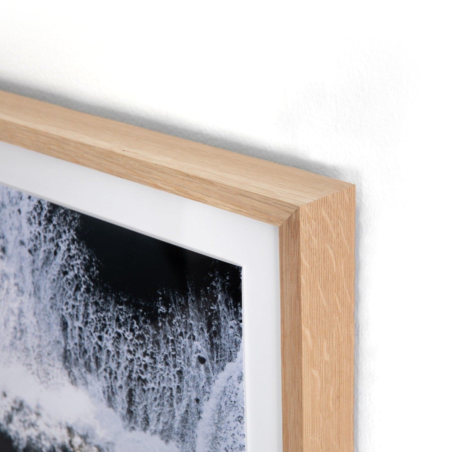 Wave Break 1 by Michael Schauer - Vertical Grain 2.5 White Oak