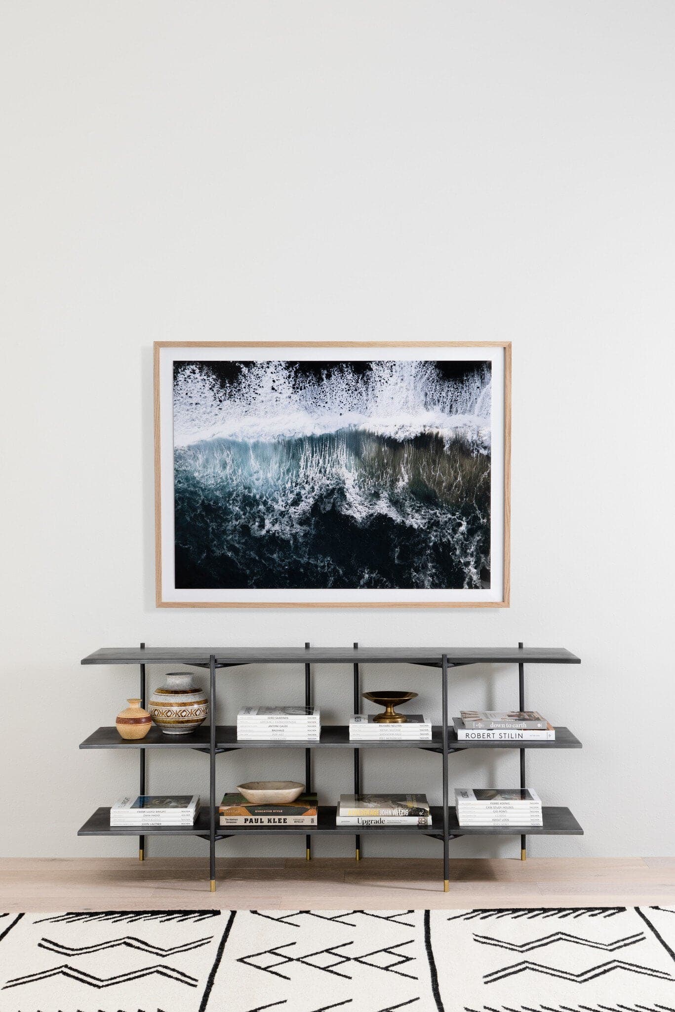 Wave Break 1 by Michael Schauer - Vertical Grain 2.5 White Oak