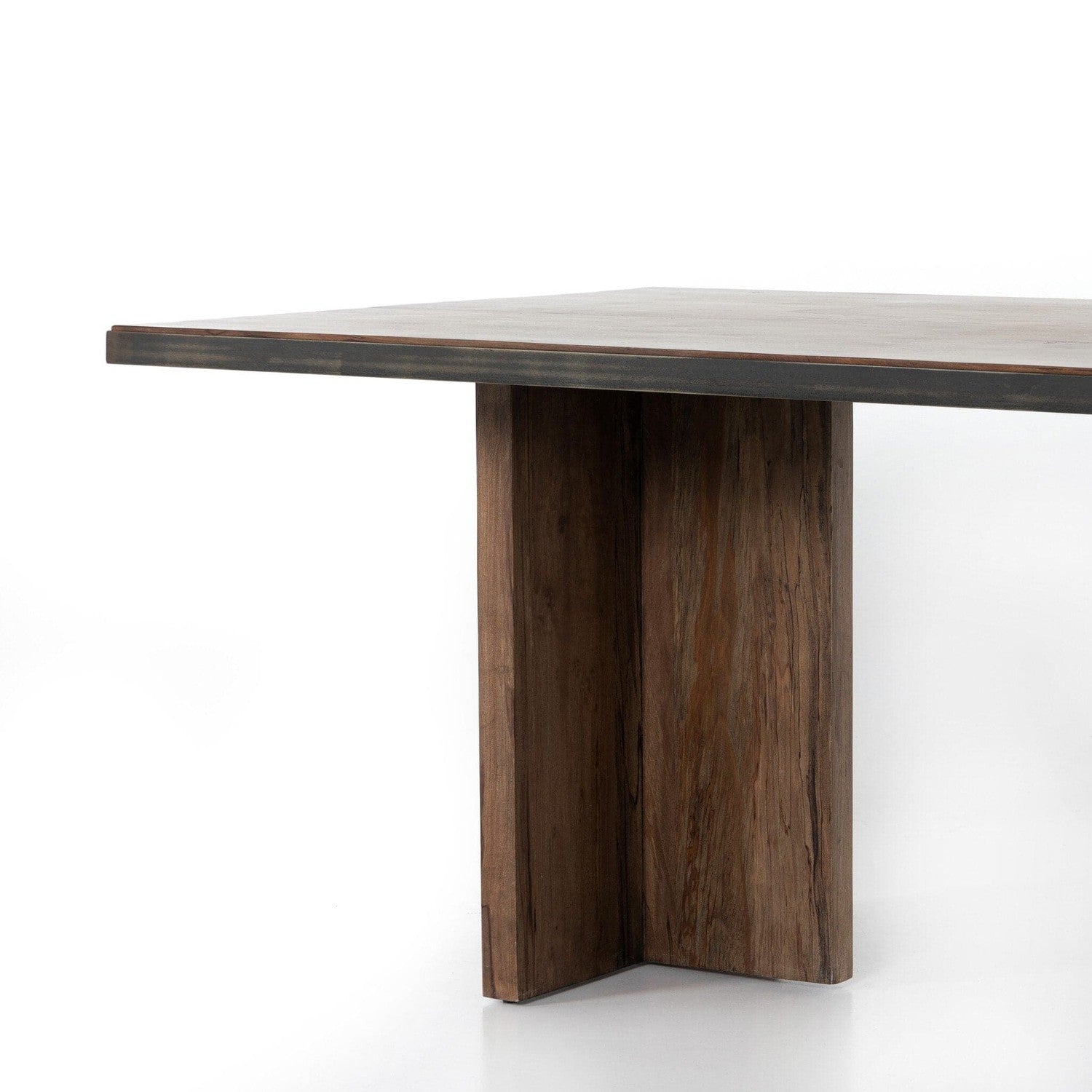 Cross Dining Table - Dark Spalted Primavera