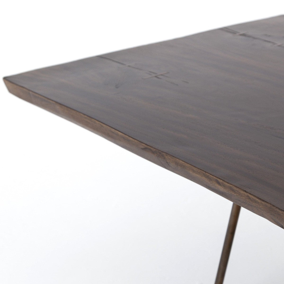 Rocky 101" Dining Table - Smoked Saman