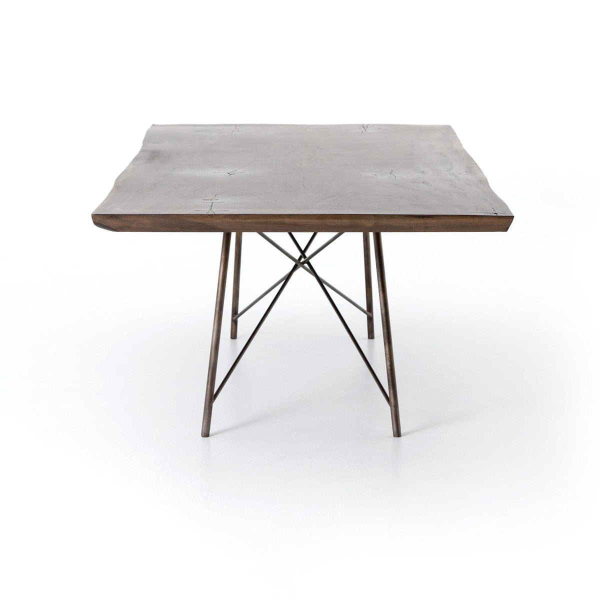 Rocky 101" Dining Table - Smoked Saman