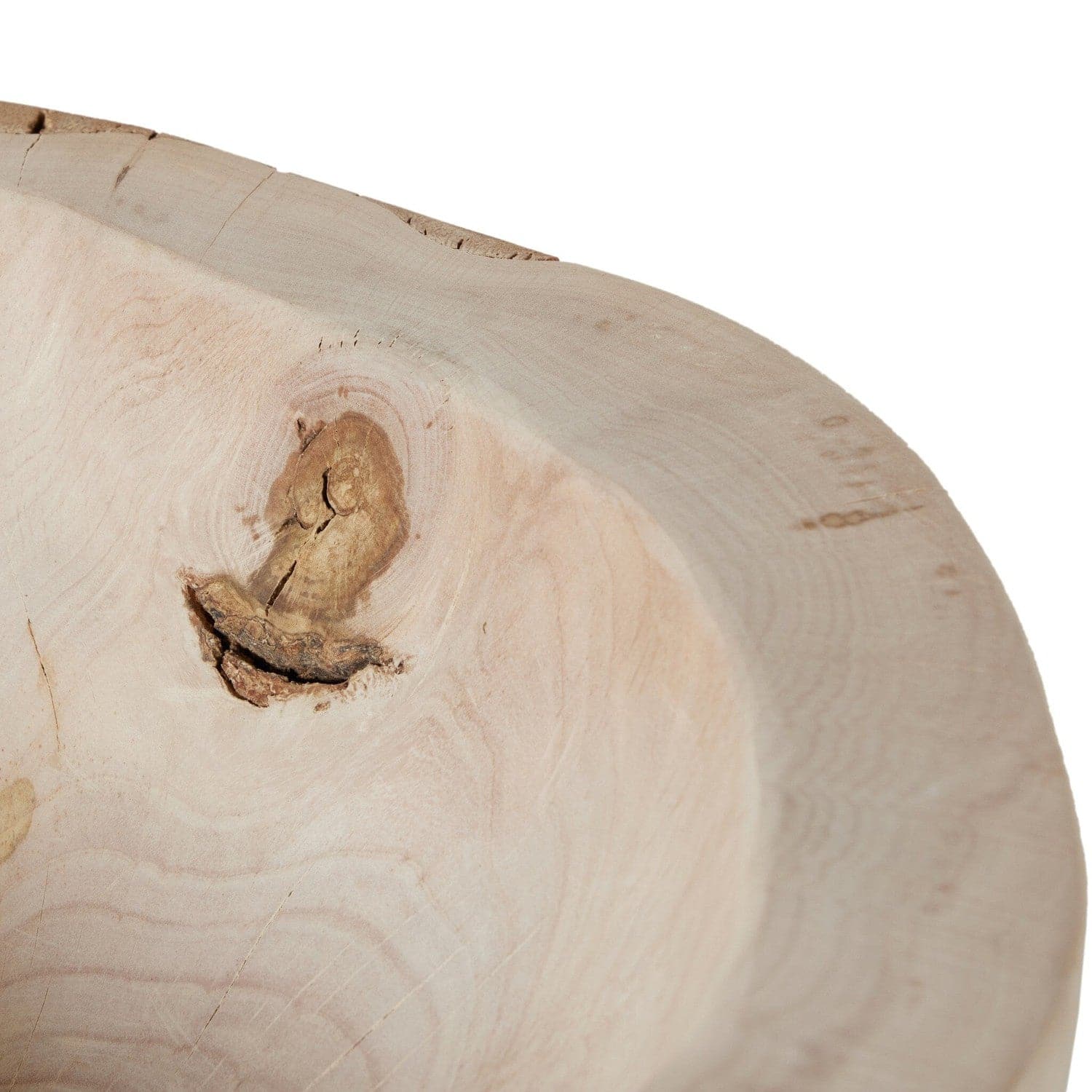 Reclaimed Wood Bowl - Ivory