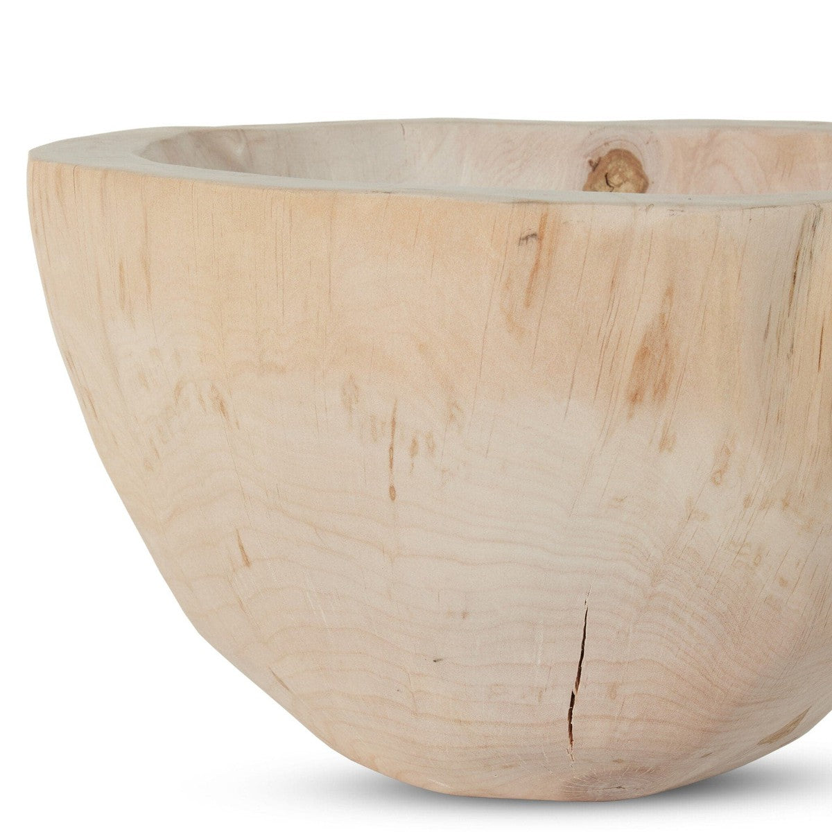 Reclaimed Wood Bowl - Ivory