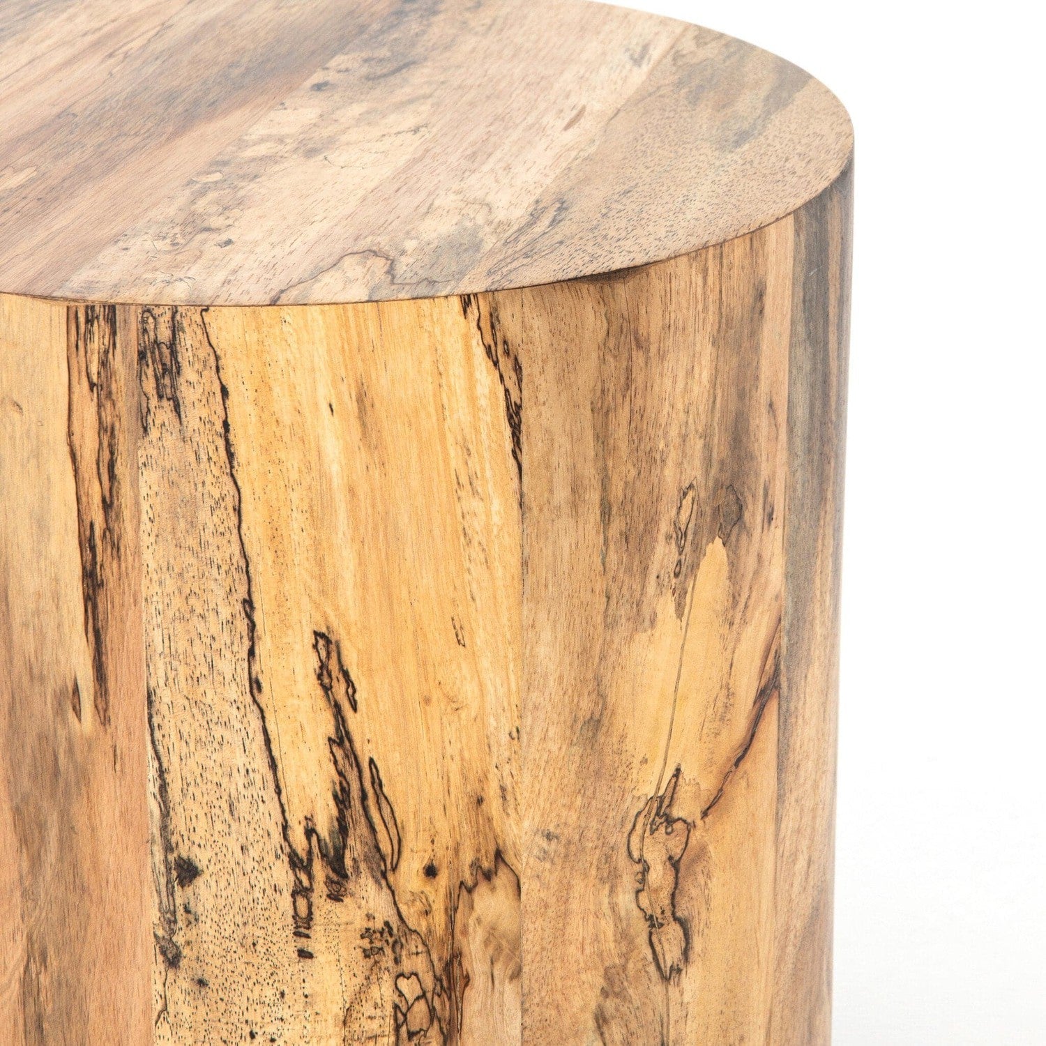 Hudson Round End Table - Spalted Primavera